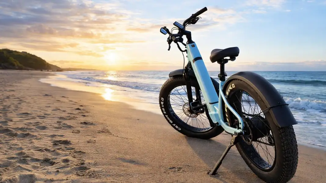 ebike-on-beach