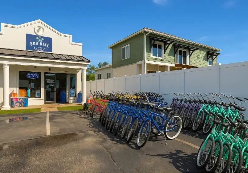 Outside of Shop with bikes